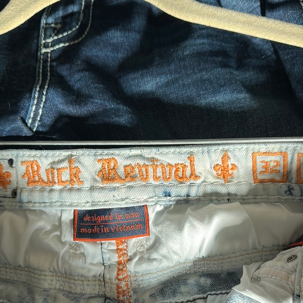 Rock Revival Distressed Denim Jeans